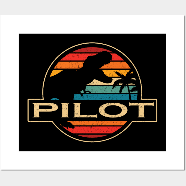 Pilot Dinosaur Wall Art by SusanFields